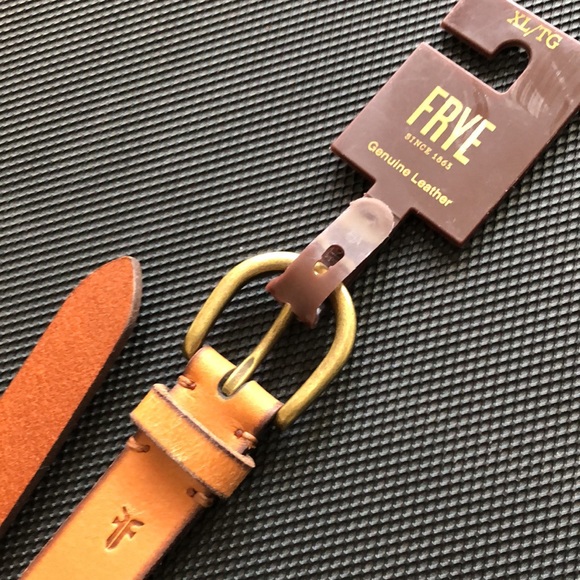 FRYE (XL) leather belt studded - Picture 2 of 11